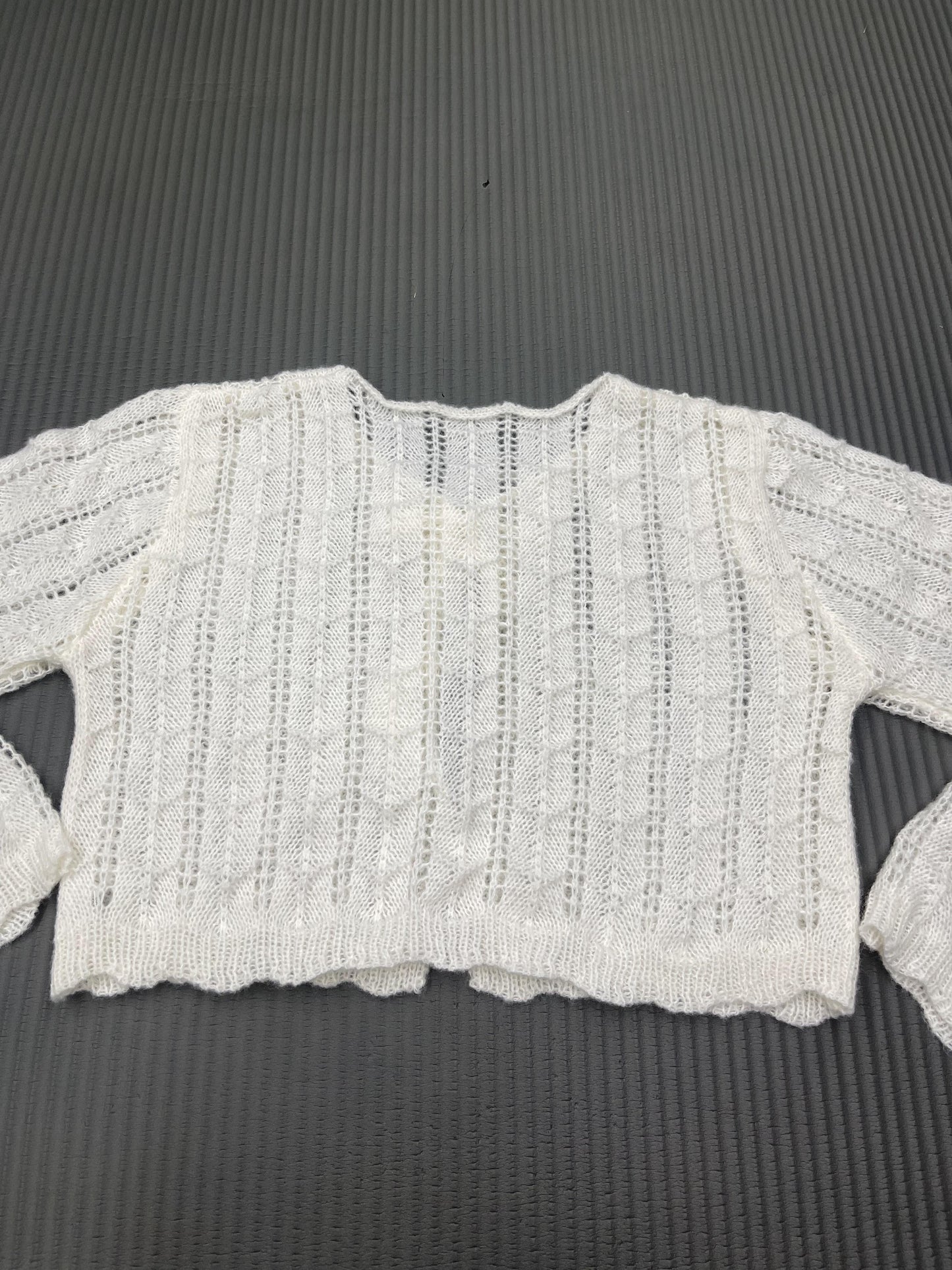 Sixsr Tie Front Knit Cardigan, Sexy Flared Sleeve Summer V Neck Sweater, Women's Clothing