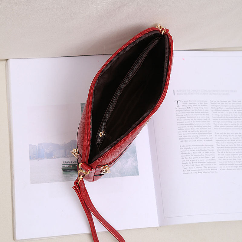 SIXSR 20252019 autumn new urban simple women's crossbody shoulder bag solid color small square bag sewing line change women's single