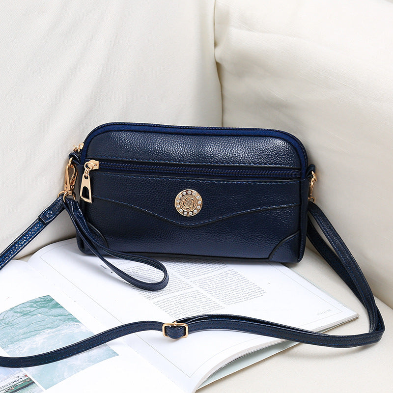 SIXSR 20252019 autumn new urban simple women's crossbody shoulder bag solid color small square bag sewing line change women's single
