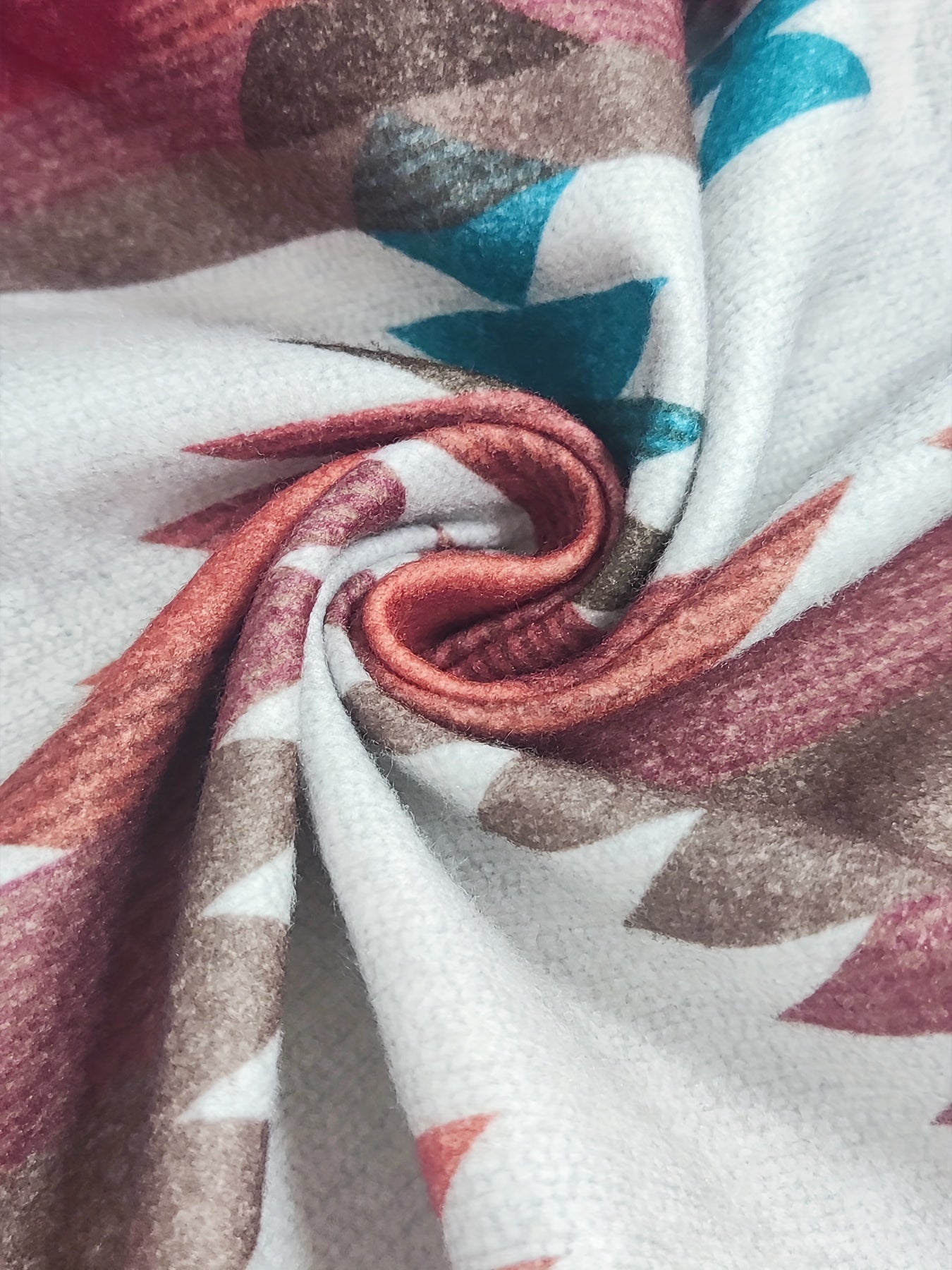 Sixsr Aztec Print Jacket, Casual Button Front Long Sleeve Outerwear, Women's Clothing