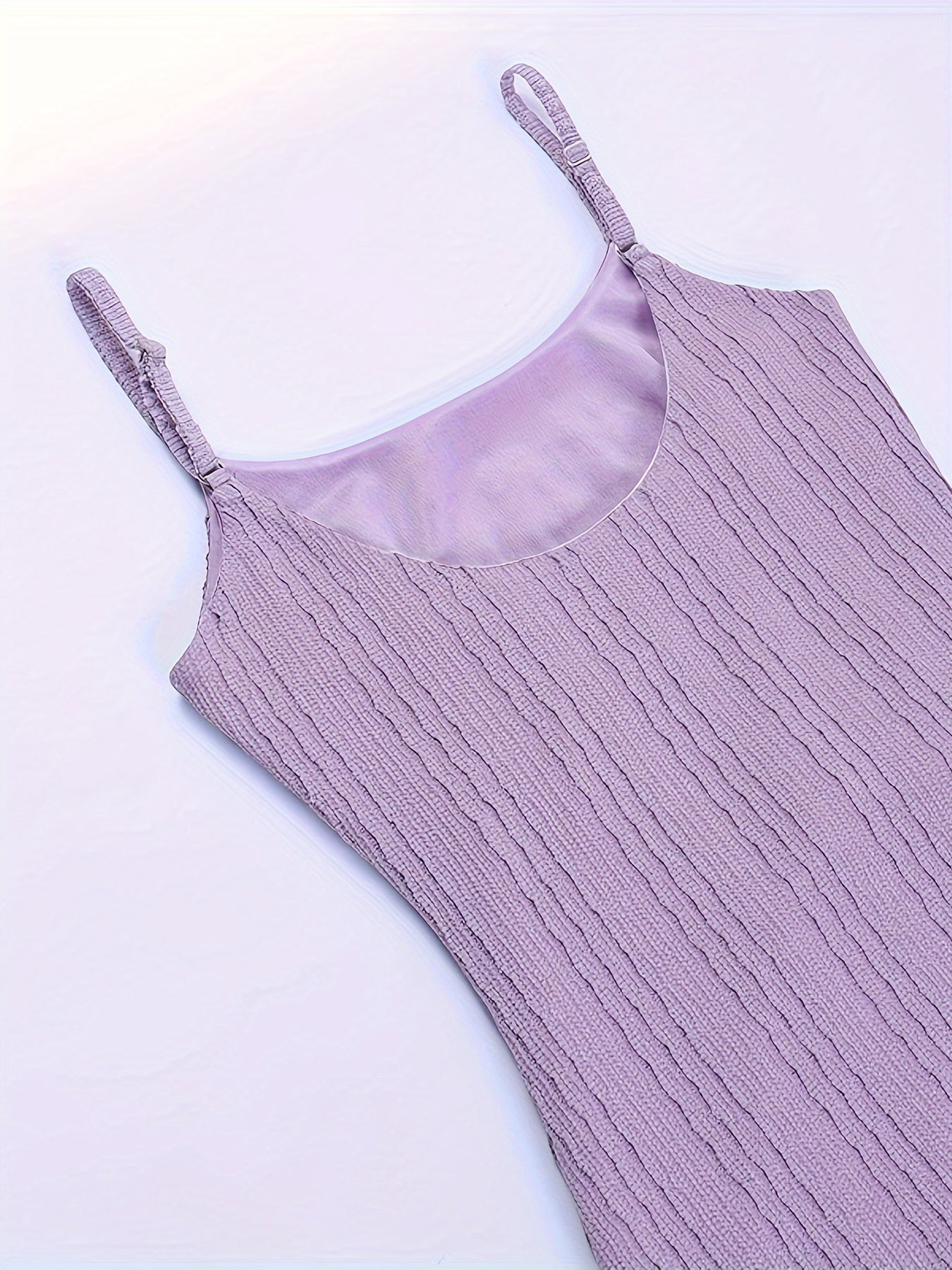 Sixsr Solid Spaghetti Strap Dress, Elegant Sleeveless Cami Dress For Spring & Summer, Women's Clothing