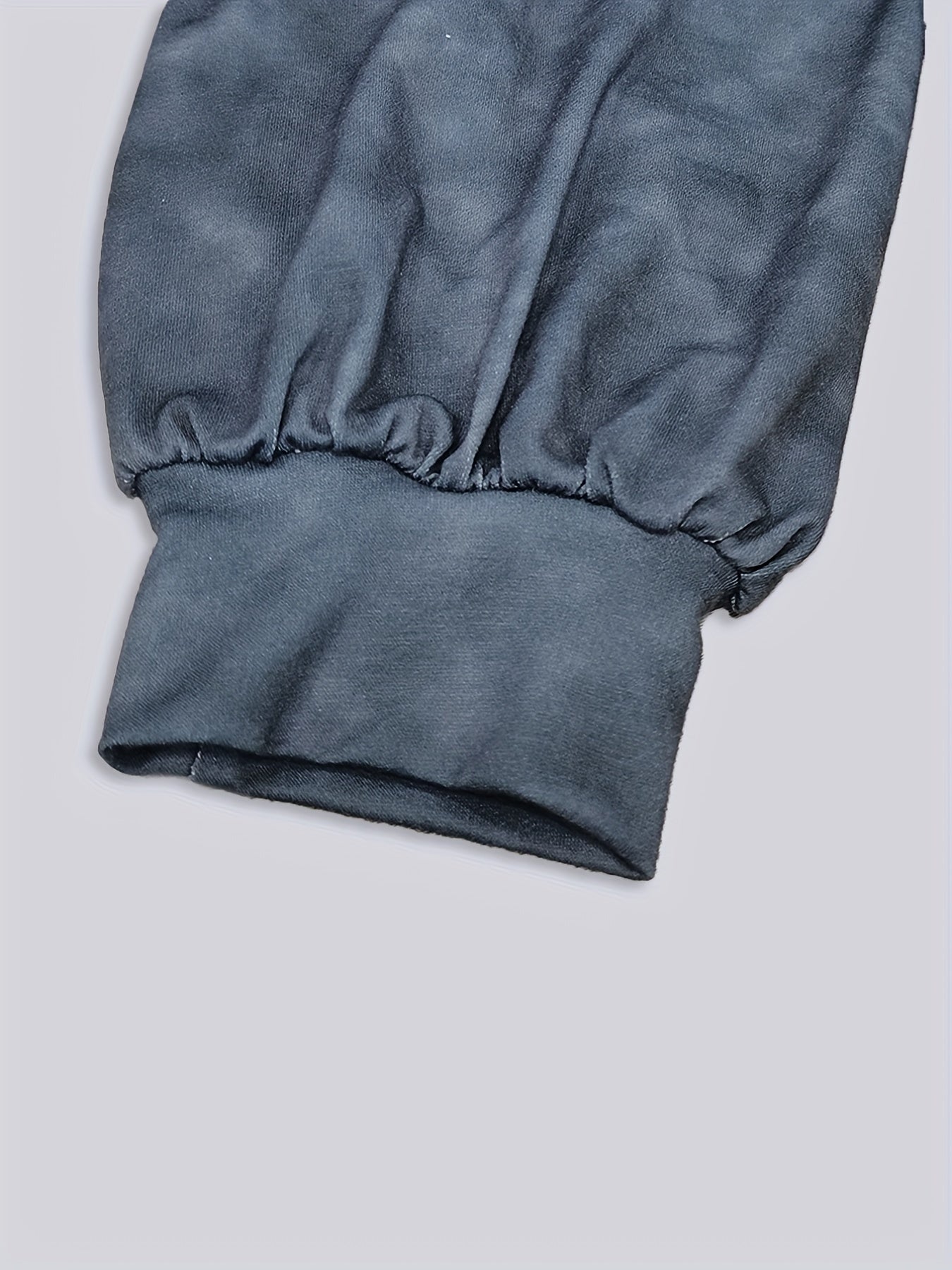 Sixsr Plus Size Casual Sweatshirt, Women's Plus Solid Drop Shoulder Long Sleeve Round Neck Twist Back Sweatshirt