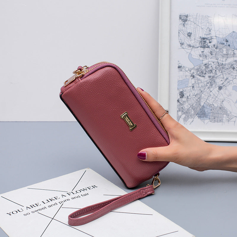 SIXSR 2025New women's horizontal diagonal span mobile phone bag, key small bag, change small carry wrist bag, shoulder bag diagonal span bag