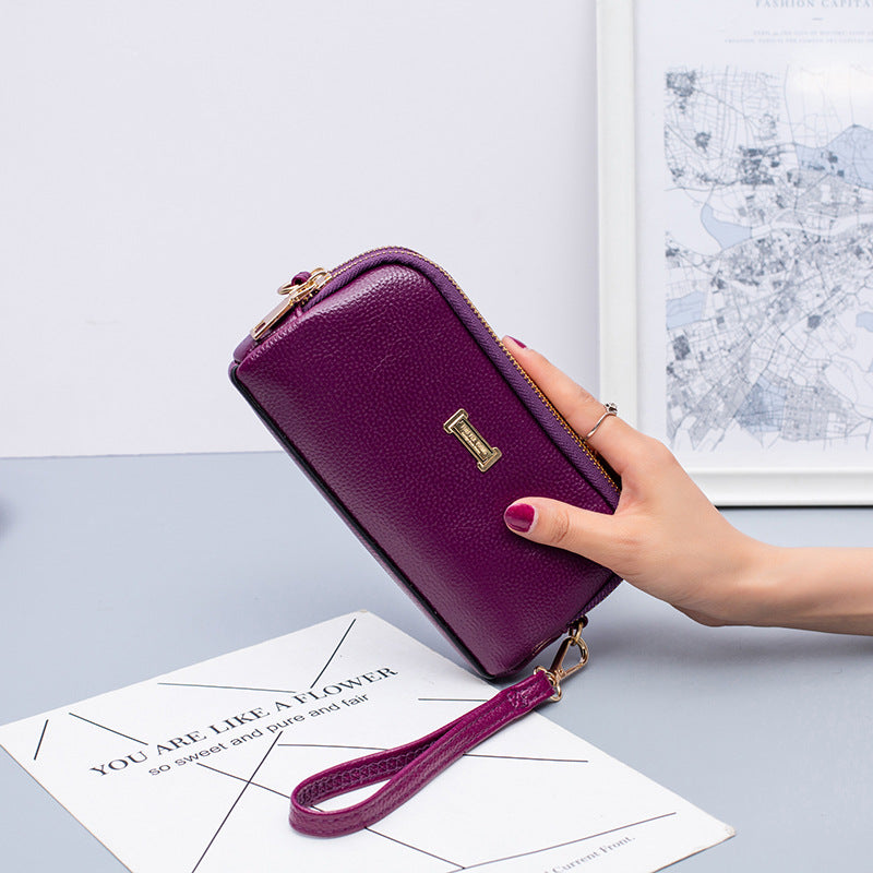 SIXSR 2025New women's horizontal diagonal span mobile phone bag, key small bag, change small carry wrist bag, shoulder bag diagonal span bag