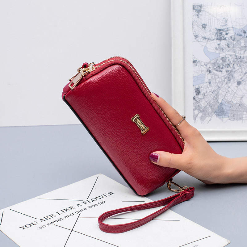 SIXSR 2025New women's horizontal diagonal span mobile phone bag, key small bag, change small carry wrist bag, shoulder bag diagonal span bag