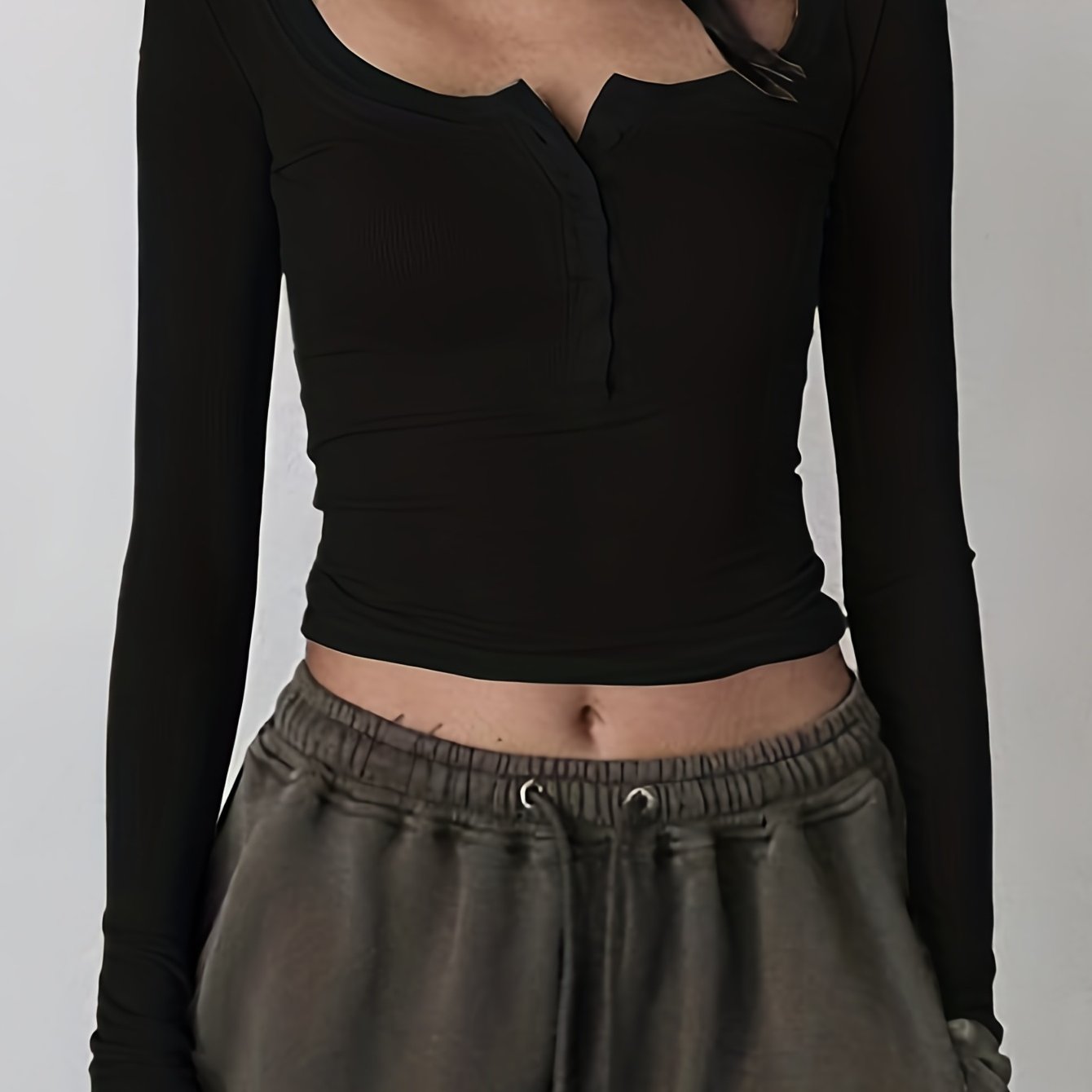 Sixsr Y2K Fairy Grunge T-Shirt, Spring & Fall Casual Top, Women's Clothing
