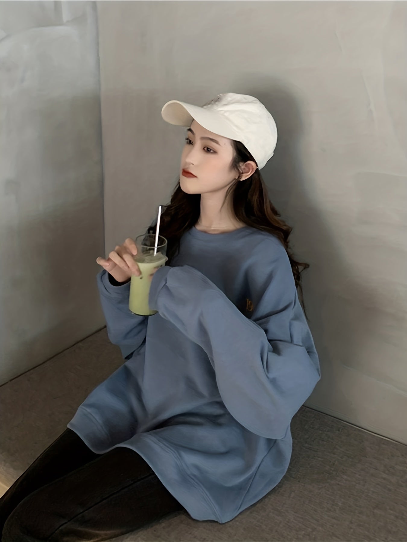 Sixsr 1996 Print Sweatshirt, Casual Long Sleeve Crew Neck Sweatshirt, Women's Clothing