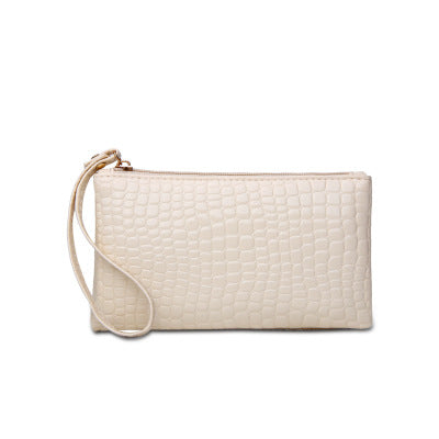 2025 Hot trade New popular new women's bags trendy long crocodile pattern clutch bag mobile phone change bag wholesale