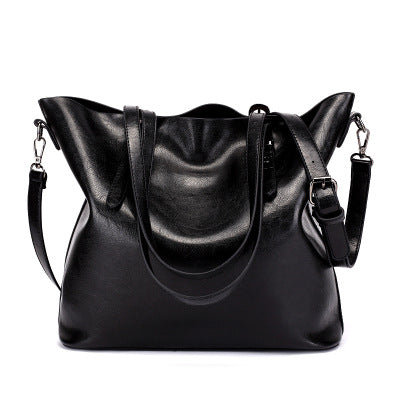 2025 popular new women's bag large-capacity handbag leather shoulder messenger bag trendy tote bag women