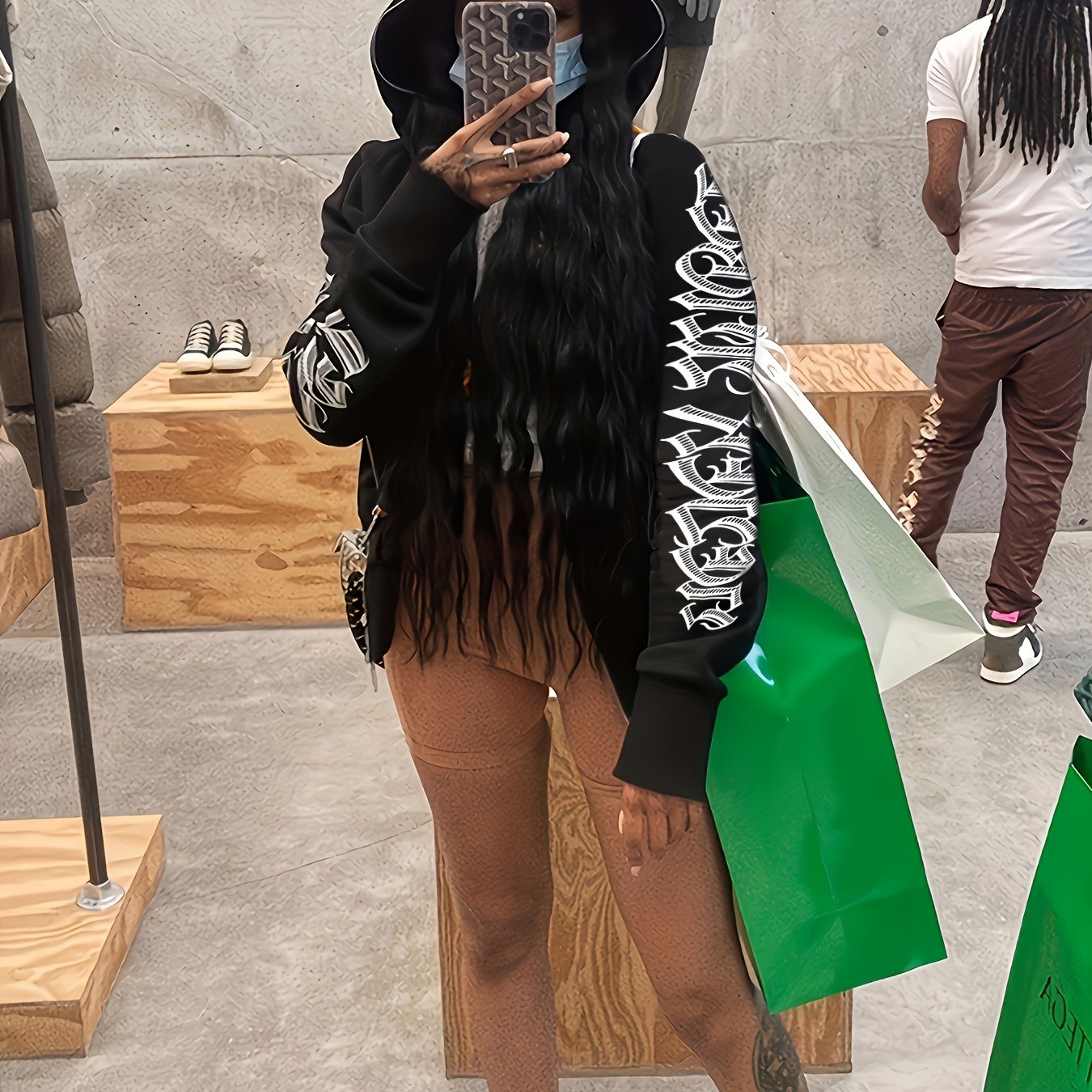 Sixsr Full Zip Up Hooded Sweatshirts, Long Sleeve Top Solid Color Jacket, Graphic Sweatshirt Hoodies Women's Sweatshirts