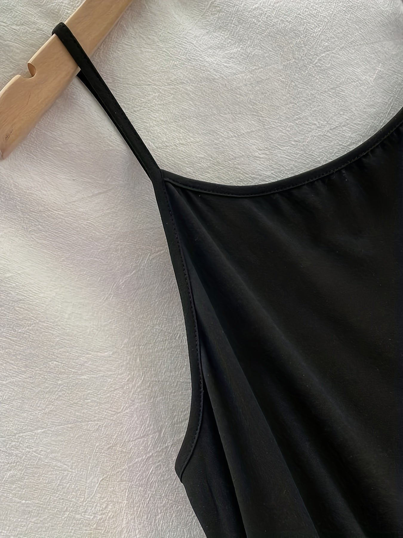 3 pack Women's Plus Size Summer Cami Dress Set - High Stretch, Plain Round Neck, Perfect for Casual and Formal Occasions