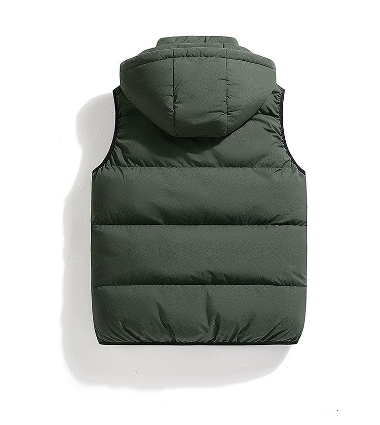 Sixsr Men's Cotton Hooded Puffer Vest Best Sellers