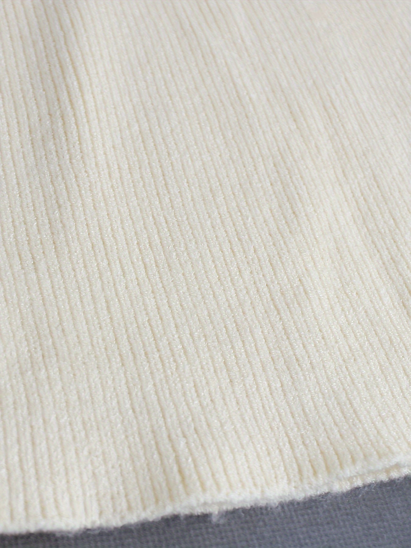 Sixsr Beaded Cut Out Knitted Top, Casual Crew Neck Sleeveless Tank Top, Women's Clothing