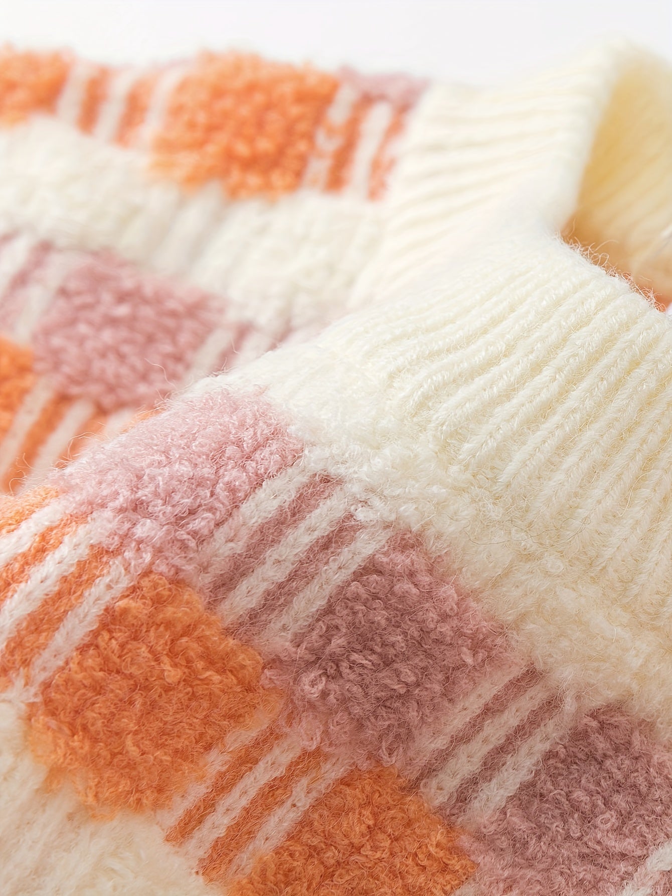 Sixsr Striped Crew Neck Pullover Sweater, Casual Long Sleeve Loose Thick Warm Sweater, Women's Clothing