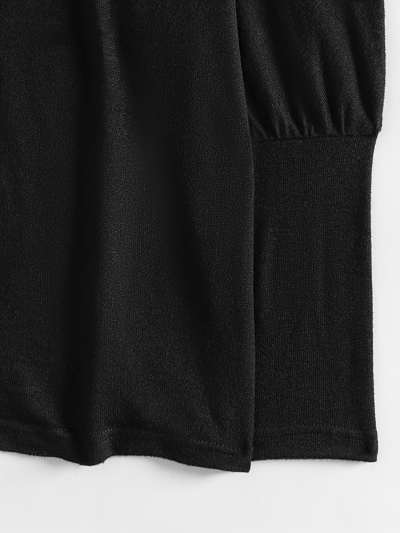 Sixsr 2 Packs Lace Stitching V Neck T-Shirts, Casual Long Sleeve Top For Spring & Fall, Women's Clothing