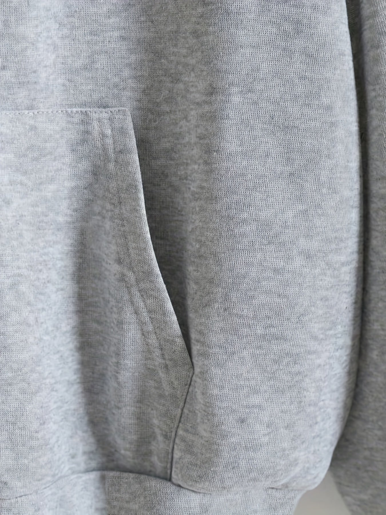 Sixsr Solid Drawstring Zipper Front Hoodie, Casual Long Sleeve Hoodie For Spring & Fall, Women's Clothing
