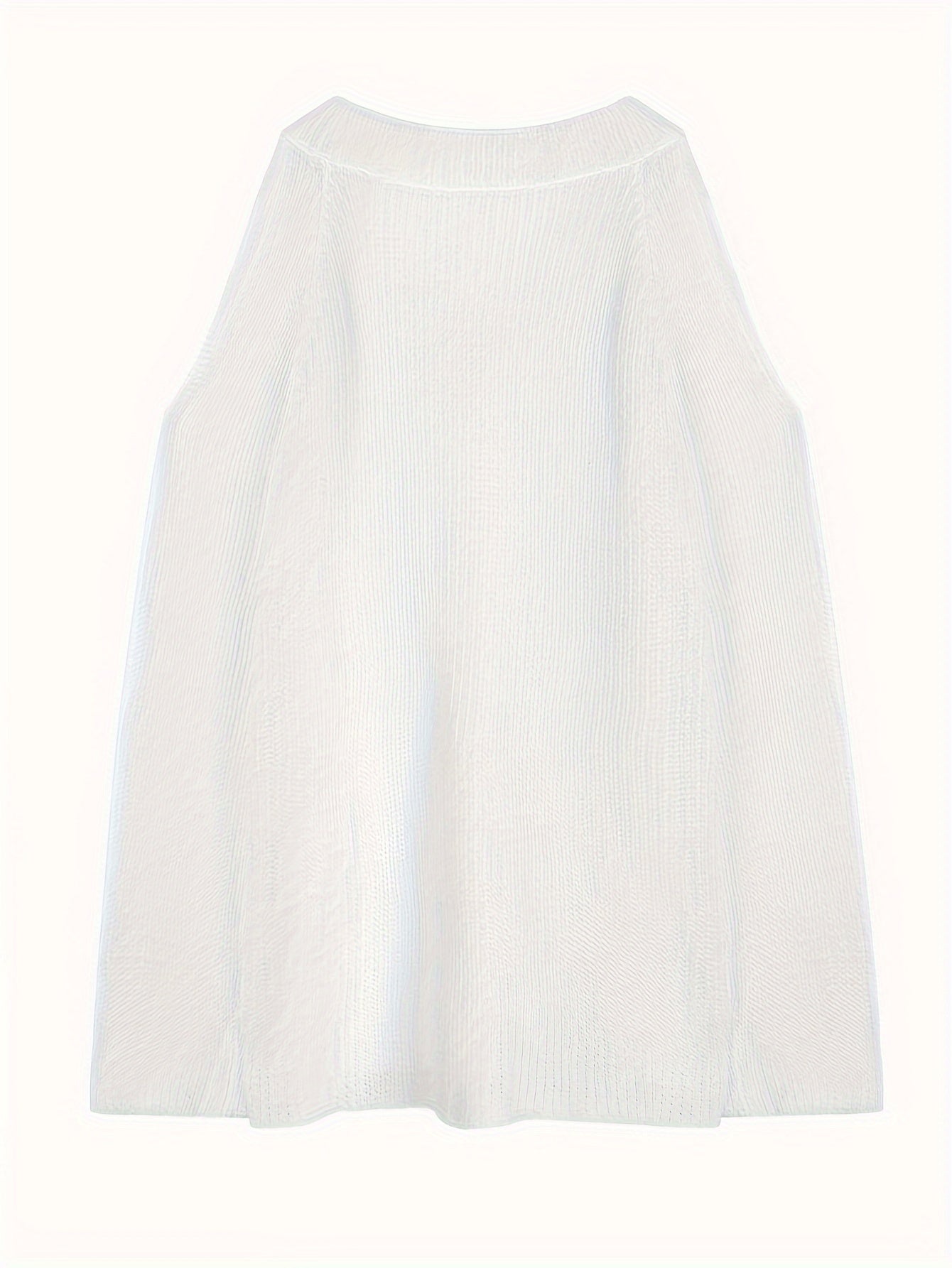Sixsr Solid V Neck Thin Pullover Sweater, Casual Cold Shoulder Long Sleeve Loose Sweater, Women's Clothing