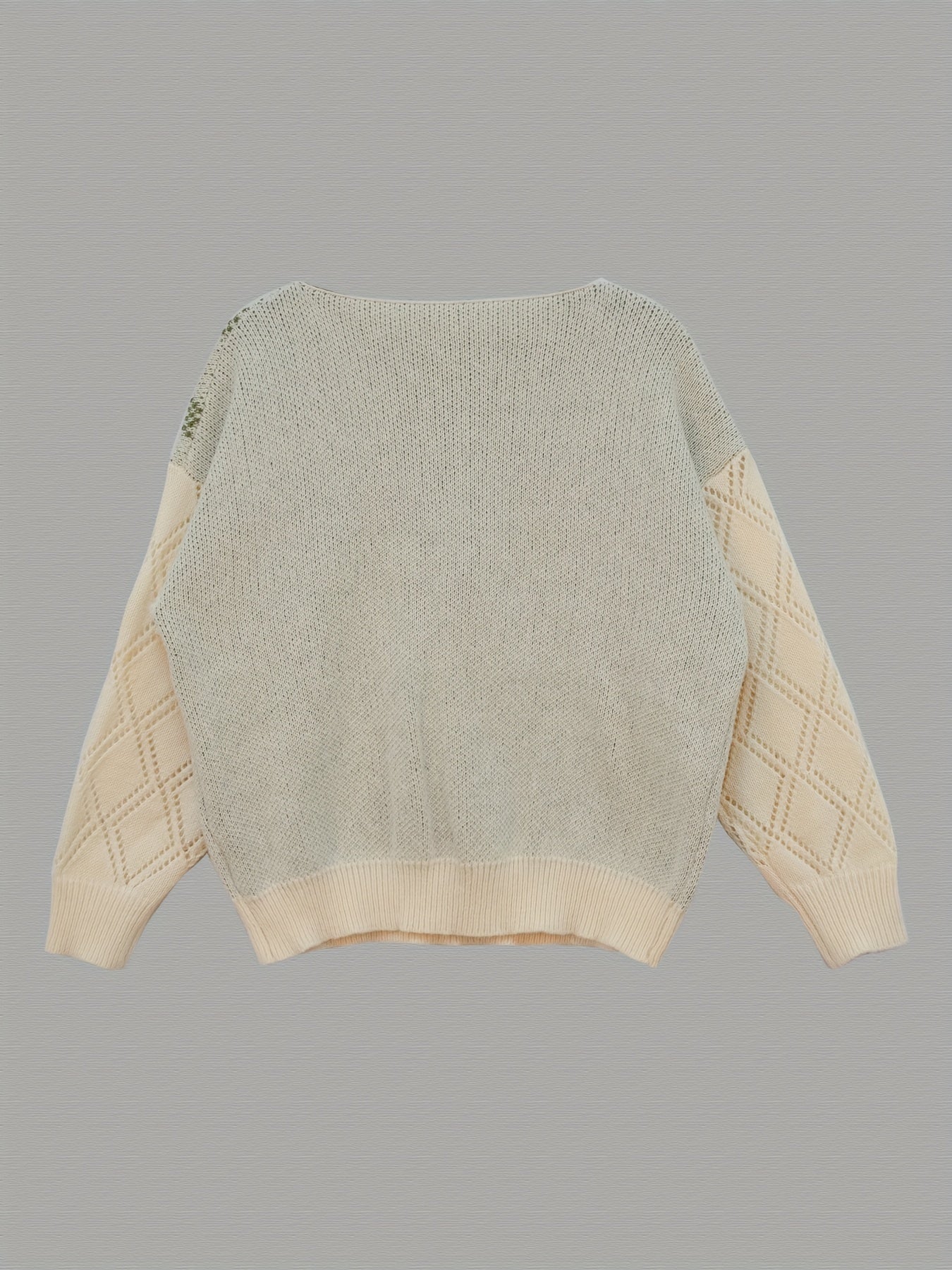 Sixsr Plus Size Casual Sweater, Women's Plus Stripe Print Long Sleeve Round Neck Jumper