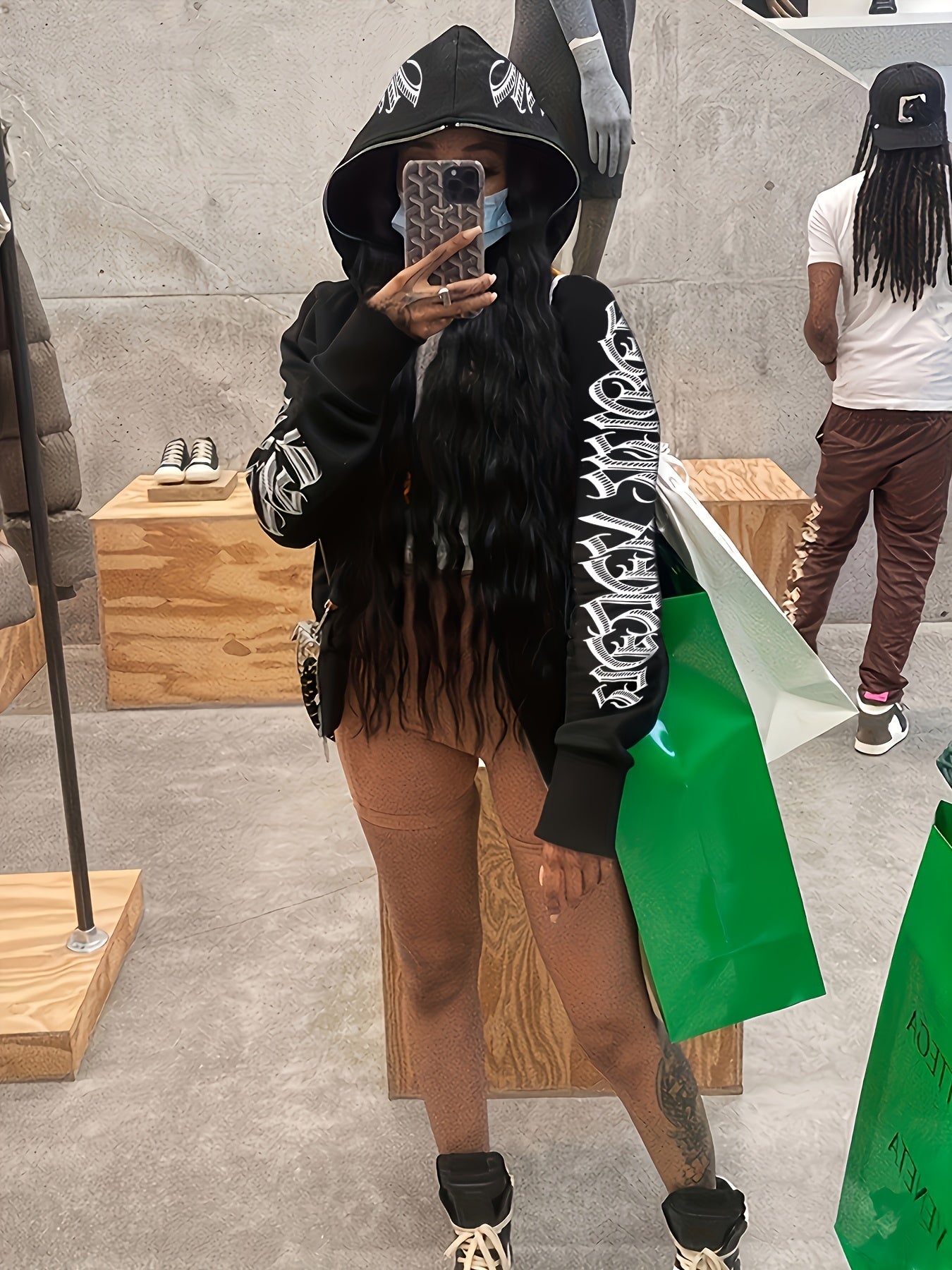 Sixsr Full Zip Up Hooded Sweatshirts, Long Sleeve Top Solid Color Jacket, Graphic Sweatshirt Hoodies Women's Sweatshirts