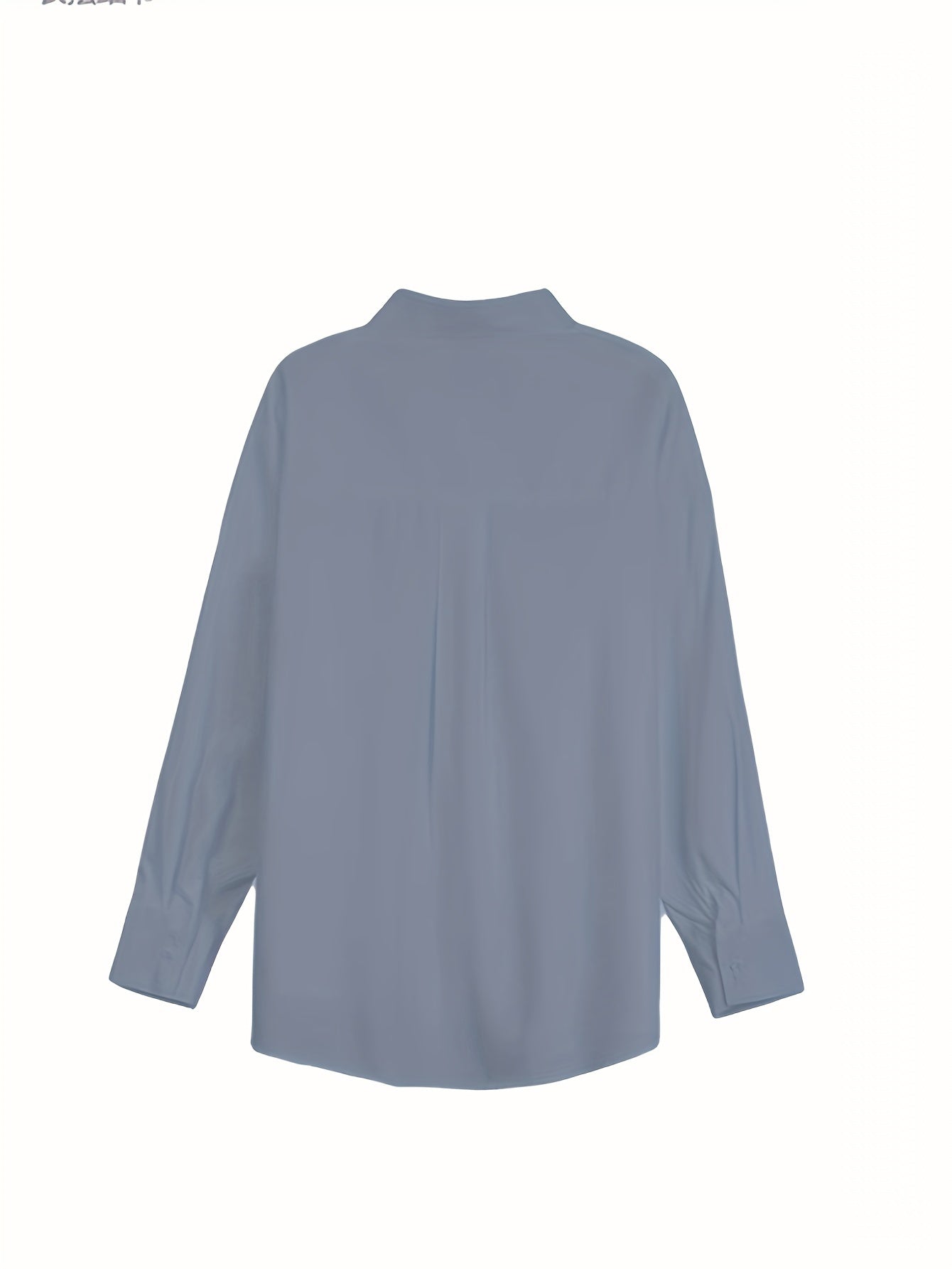 Sixsr Simple Button Front Shirt, Casual Solid Long Sleeve Shirt, Women's Clothing