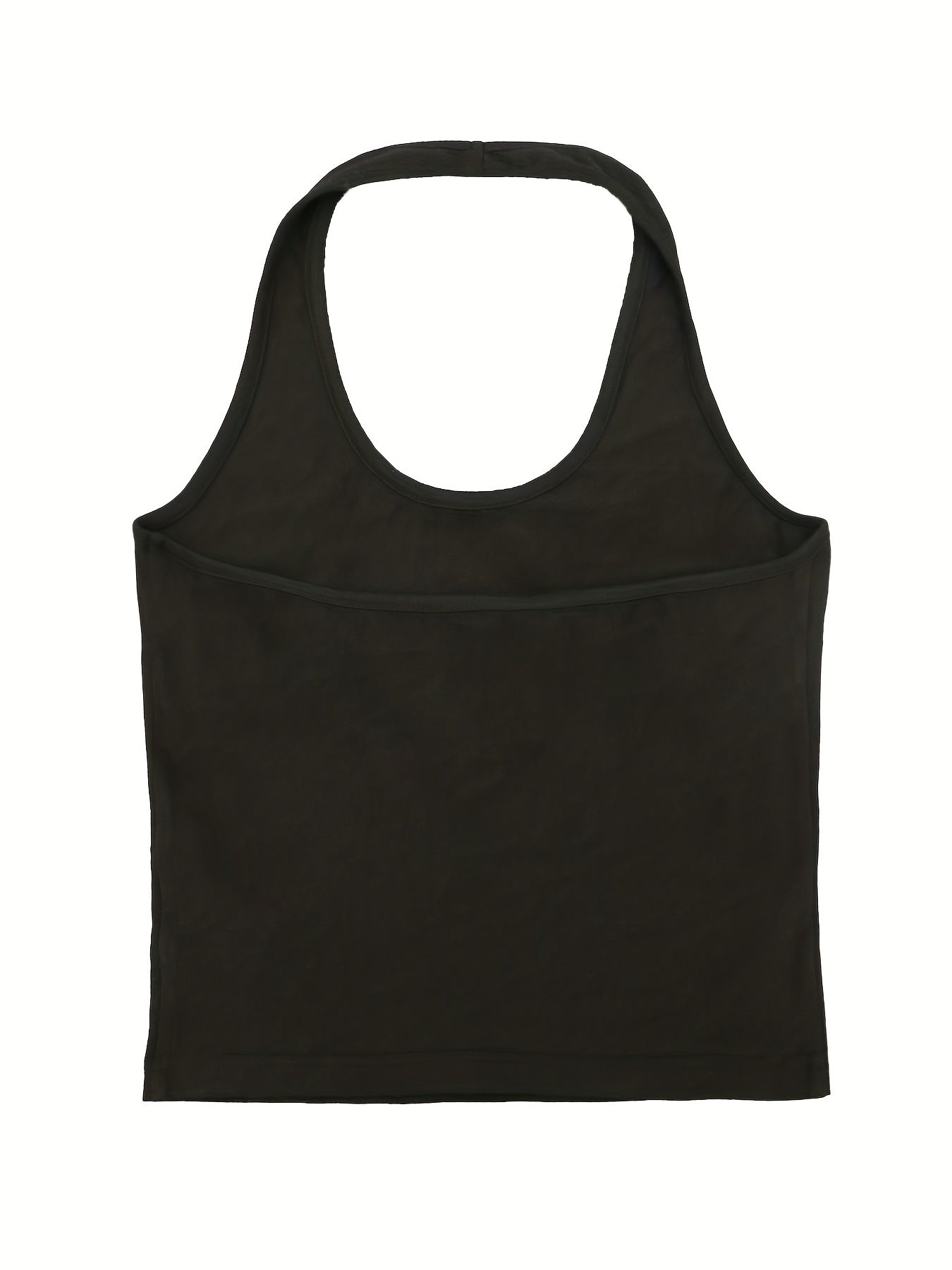 Sixsr Graphic Print Halter Top, Y2K Summer Sleeveless Top, Women's Clothing