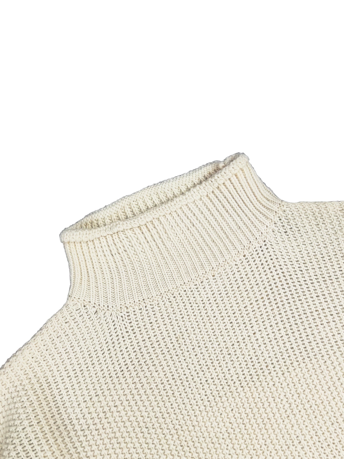 Sixsr Plus Size Casual Sweater, Women's Plus Solid Bat Sleeve Mock Neck Knitted Pullover Sweater