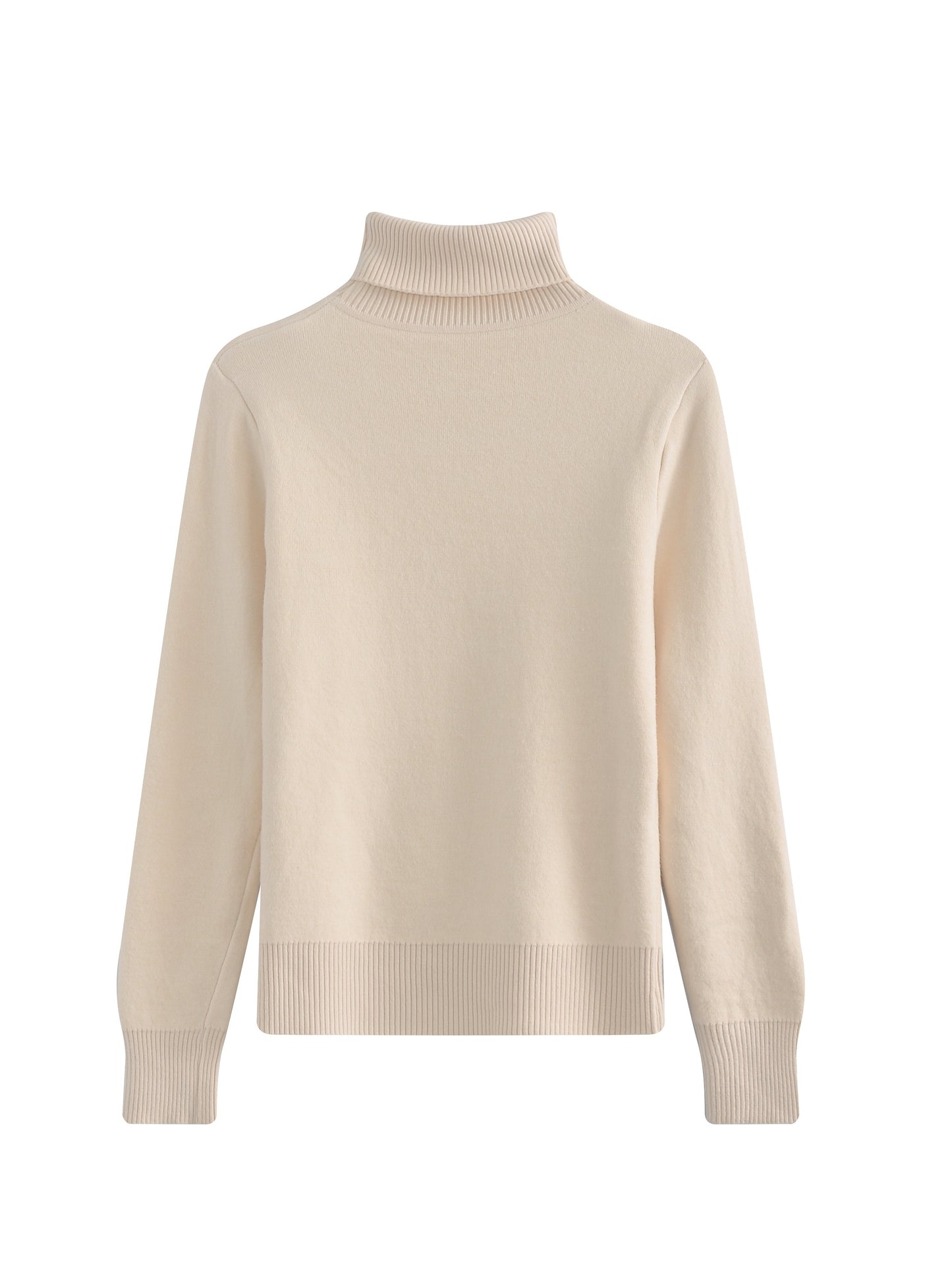 Sixsr Solid Mock Neck Pullover Sweater, Casual Long Sleeve Basic Versatile Sweater, Women's Clothing
