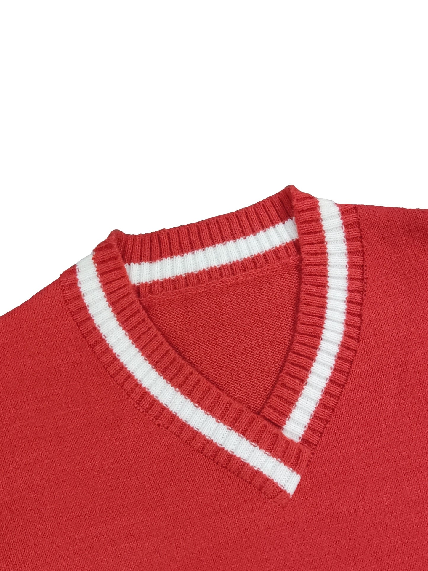 Sixsr Plus Size Casual Sweater, Women's Plus Stripe Print V Neck Long Sleeve Slight Stretch Pullover Sweater