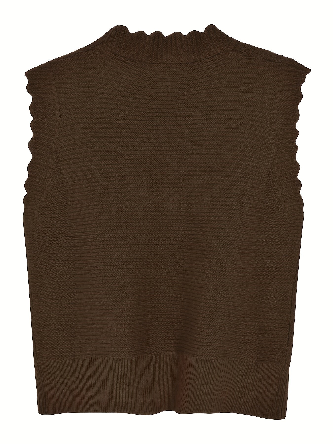 Sixsr Button Front V Neck Vest, Casual Sleeveless Tank Vest For Fall & Winter, Women's Clothing
