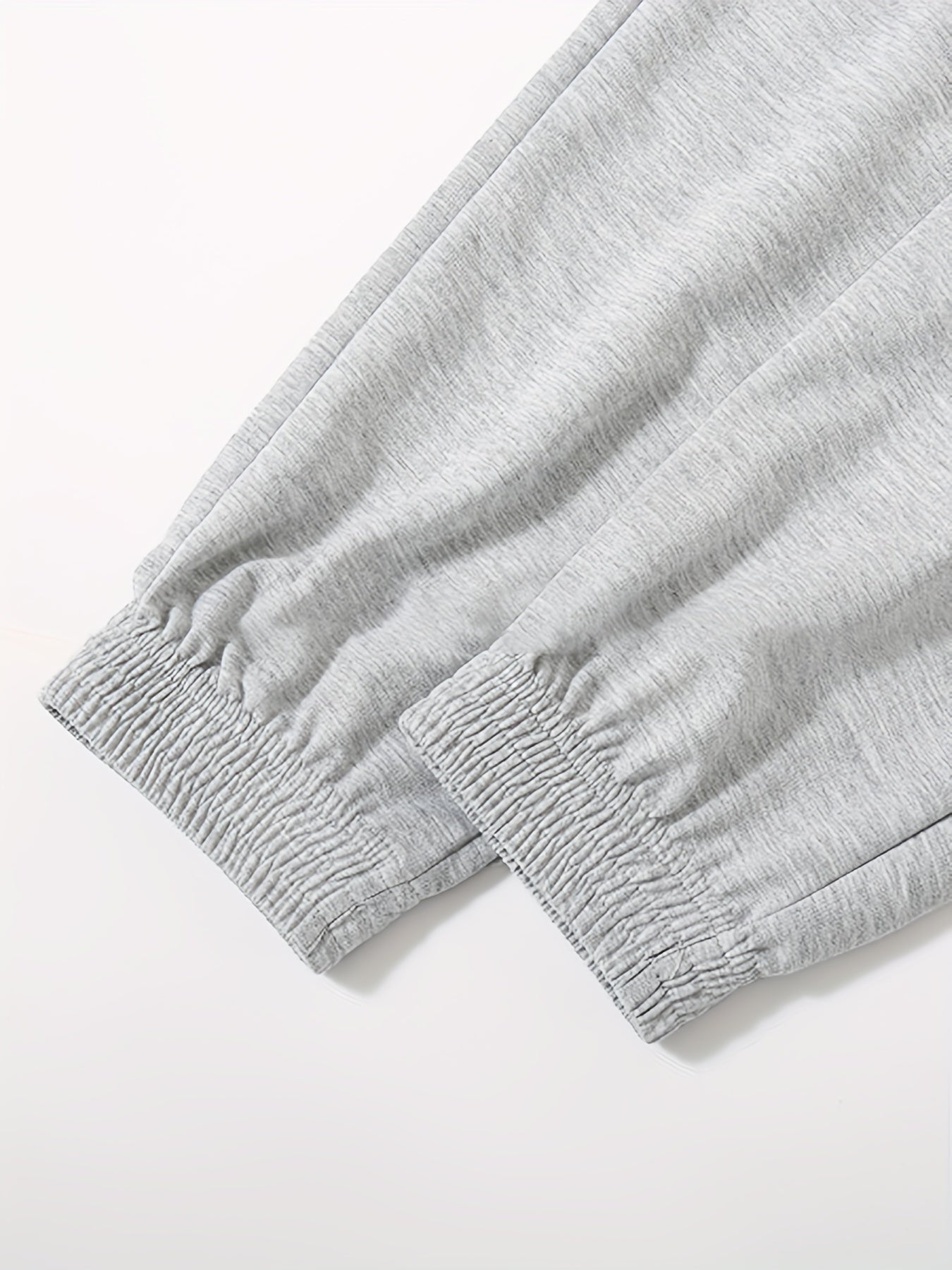 Sixsr 2pcs Women's Athleisure Solid Color Comfortable Loose Pants With Elastic Waist Drawstring