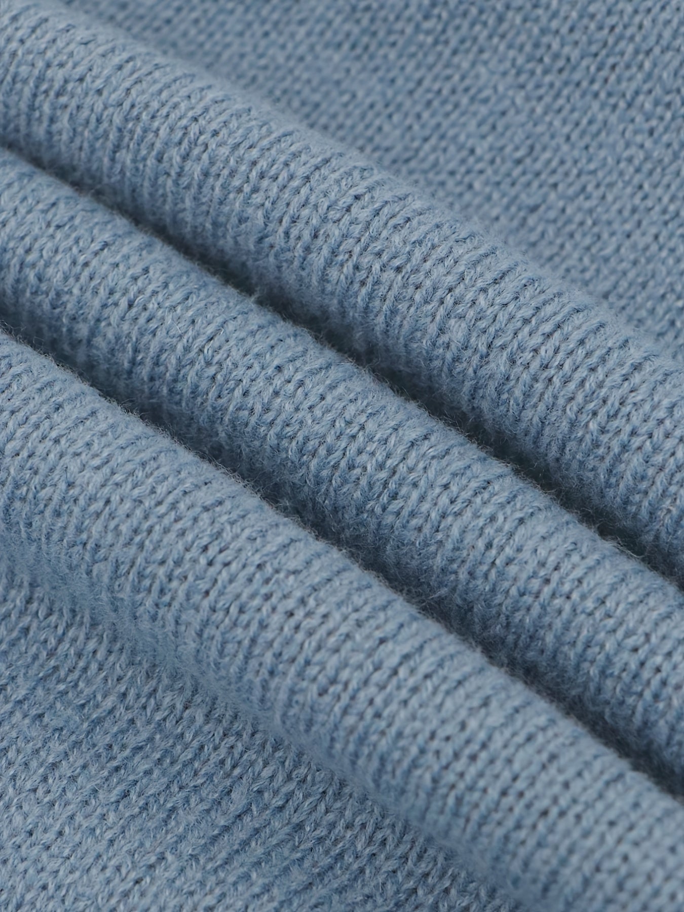 Sixsr Solid High Neck Sweater Dress, Casual Long Sleeve Midi Dress, Women's Clothing