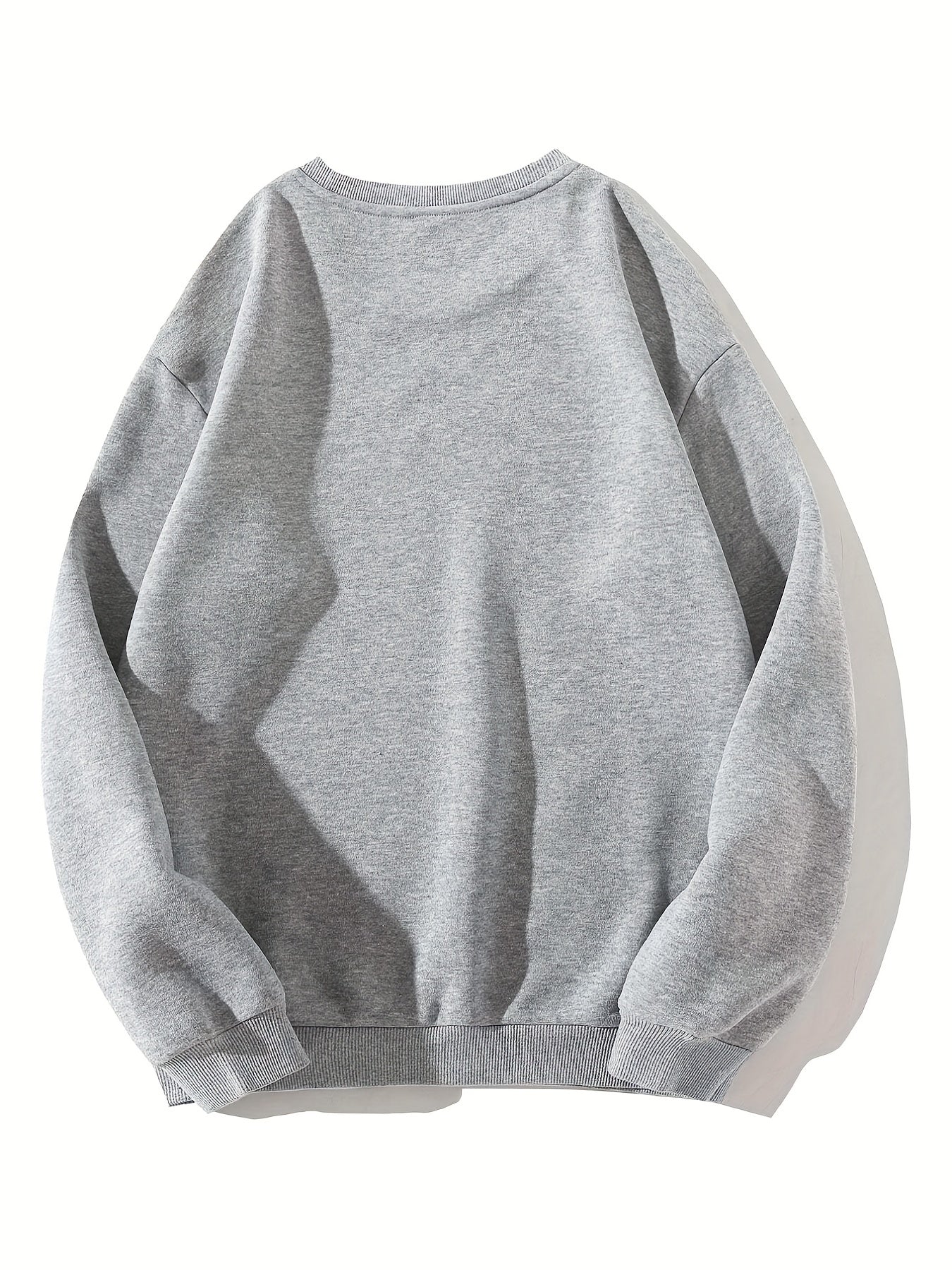 Sixsr Graphic Print Pullover Sweatshirt, Casual Long Sleeve Crew Neck Sweatshirt For Spring & Fall, Women's Clothing