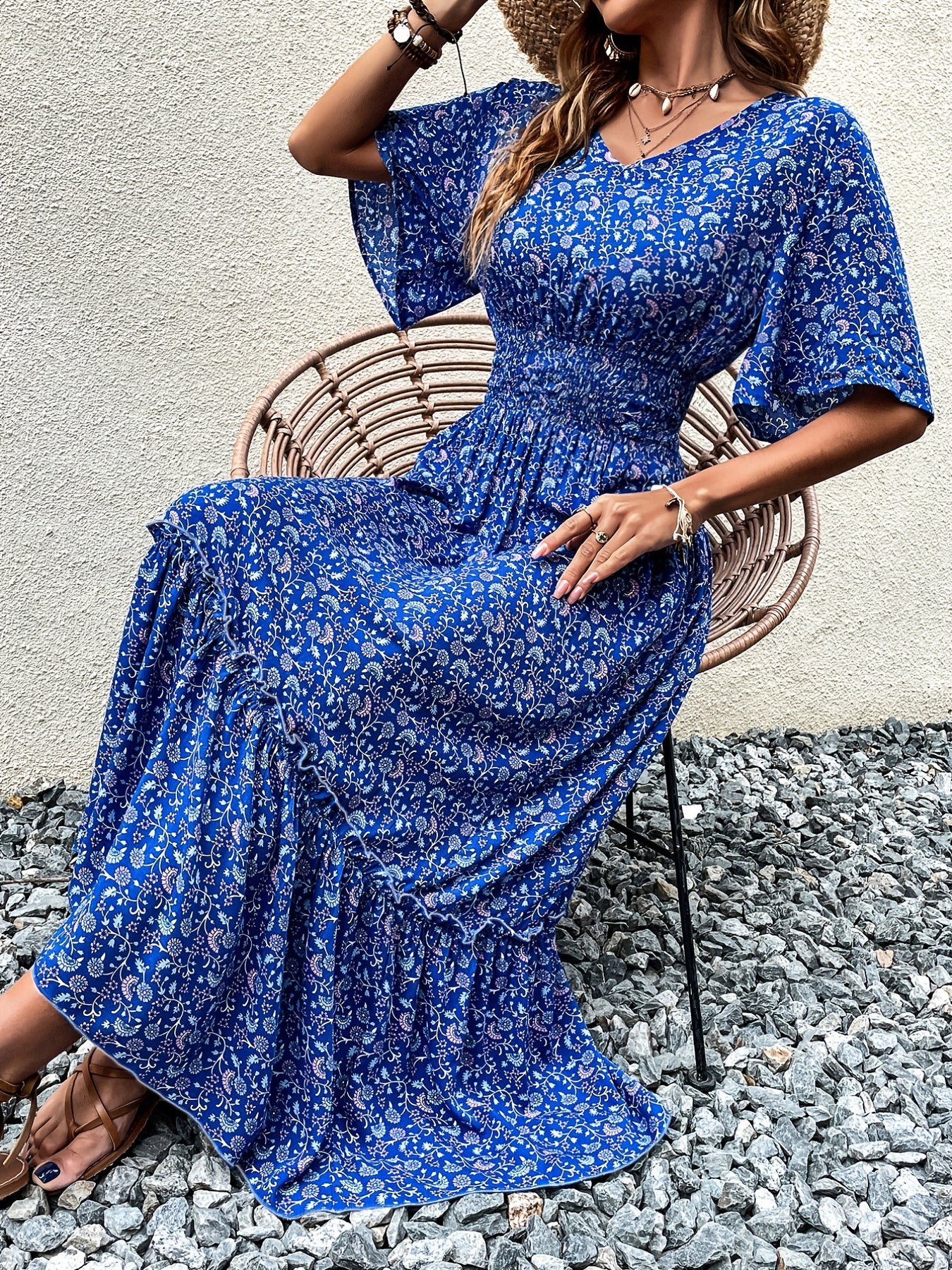Sixsr Elegant Slim High Waist Dress, Casual Every Day Dress For Summer & Spring, Women's Clothing