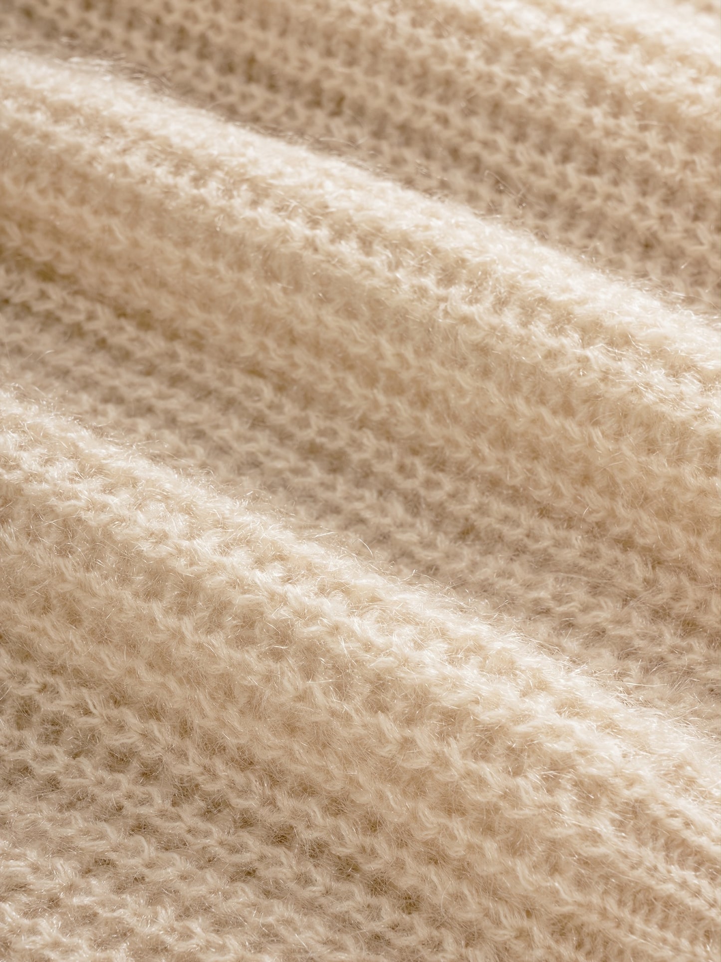 Sixsr Plus Size Waffle Pattern V Neck Sweater, Women's Plus Slight Stretch Long Sleeve Casual Sweater