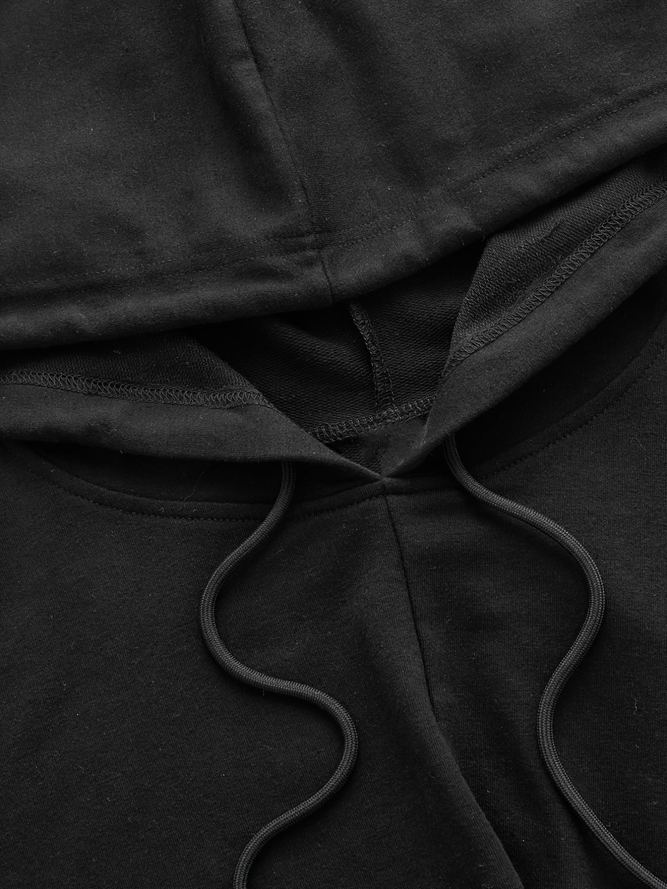 Sixsr Kink Drawstring Loose Hoodie, Casual Hooded Fashion Long Sleeve Sweatshirt, Women's Clothing