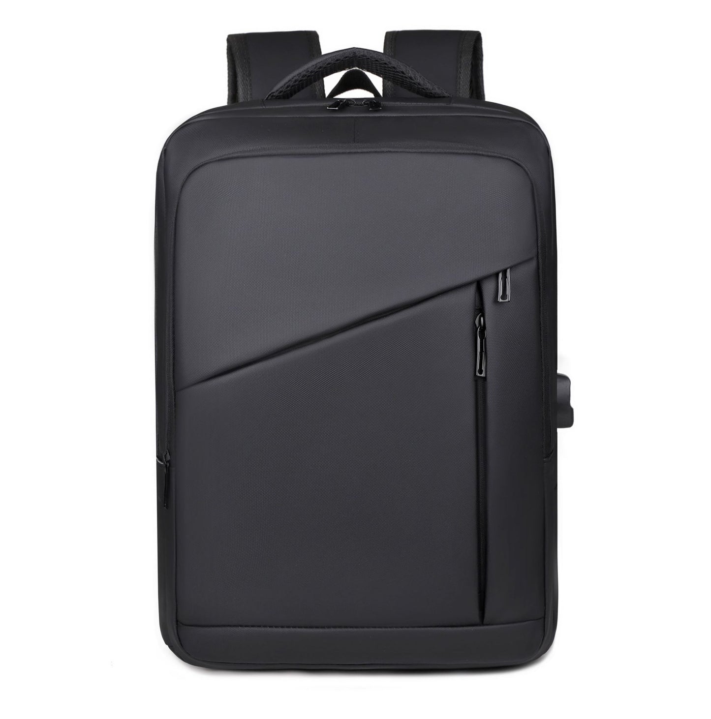2025 Cross-border new men's high-end business backpack, multi-compartment large-capacity anti-splashing water travel commuter leather film backpack