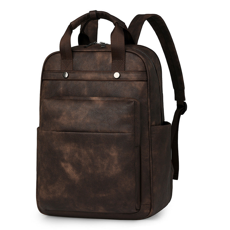 2025 2025 Popular trade new women's bag fashionable PU backpack multi-functional backpack large capacity commuter backpack mommy backpack