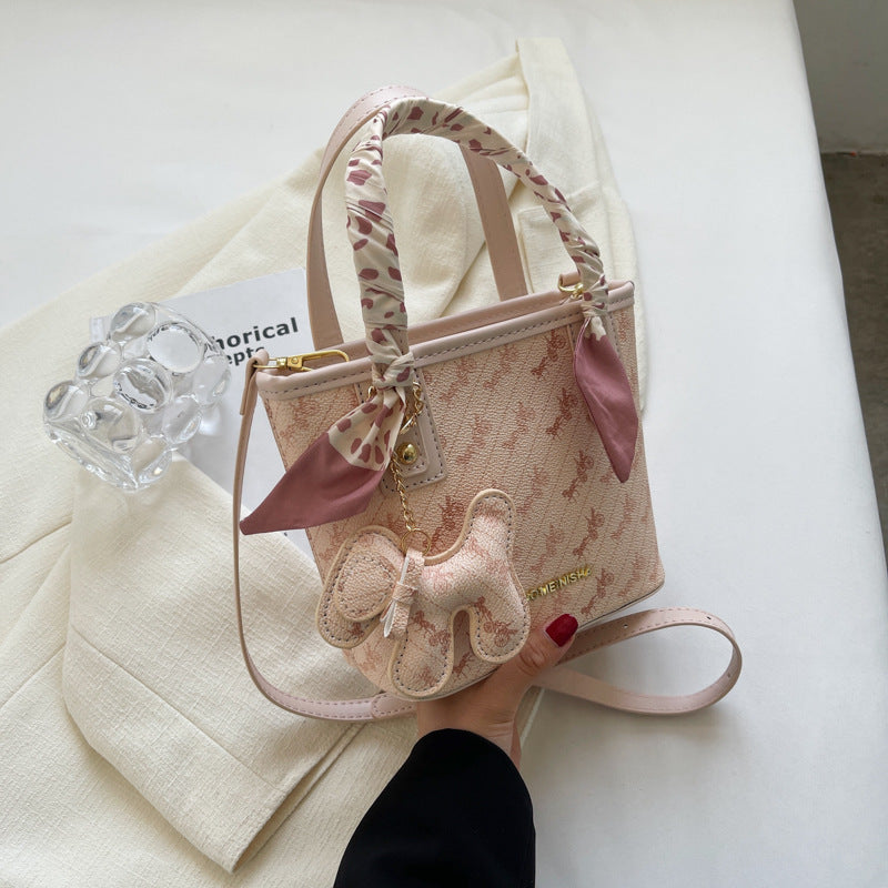 SIXSR 2025 popular new high-end texture niche handbag bag female Popular style shoulder large capacity tote bag crossbody bucket bag