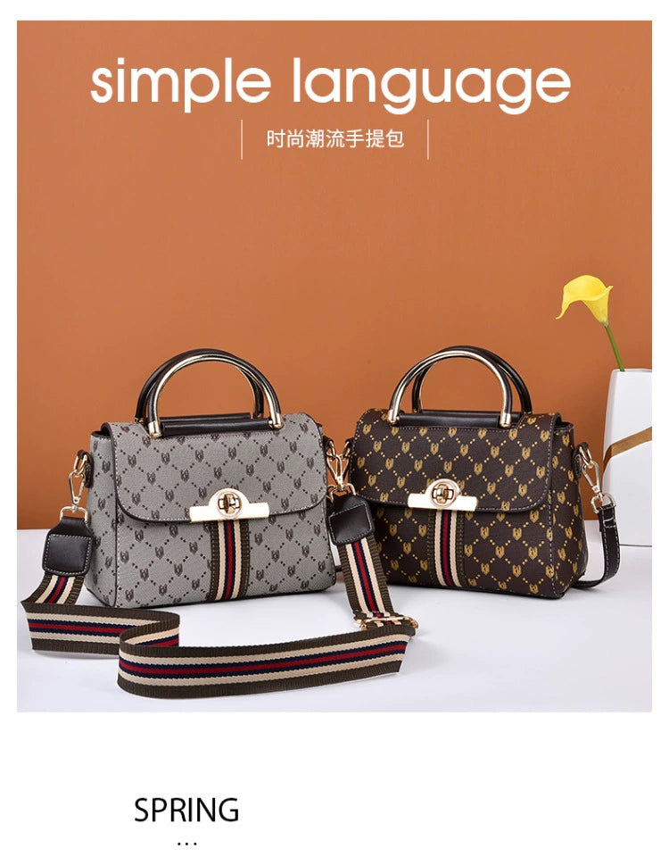 Women's bag new big-name women's bag fashion and high sense women's crossbody shoulder bag Popular style small bag handbag