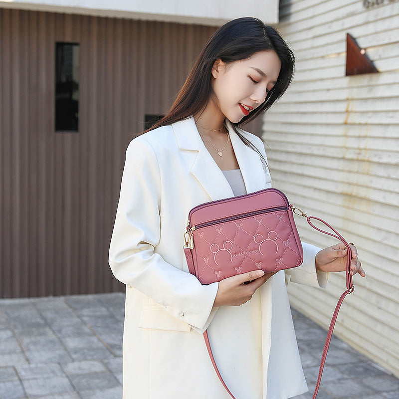SIXSR 2025Internet celebrity Popular style shoulder messenger bag spring new women's bag personalized design kitty change women's bag