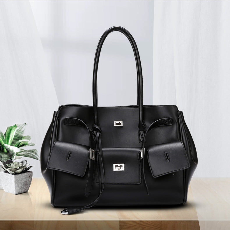 2025 Tote bag popular new rodeo women's bag fashionable and simple handbag women's large-capacity bag commuter shoulder bag
