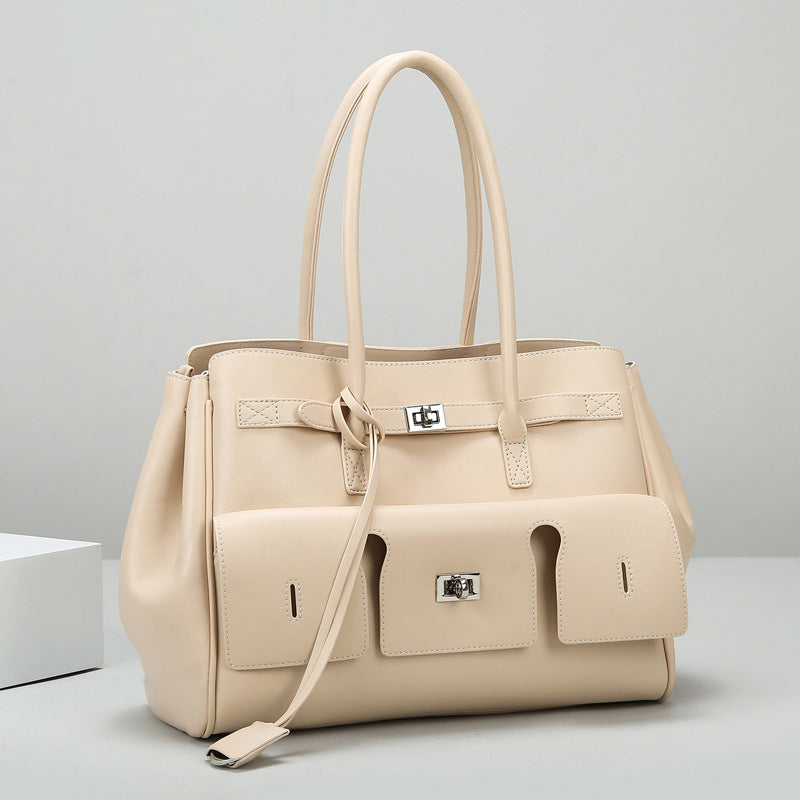 2025 Tote bag popular new rodeo women's bag fashionable and simple handbag women's large-capacity bag commuter shoulder bag