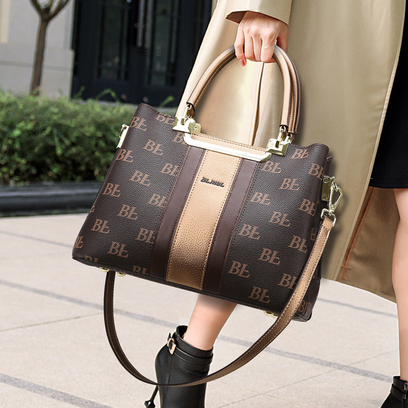 2025 Bags Women's autumn and winter large-capacity tote bags light luxury retro handbags trendy fashion versatile commuter messenger bags