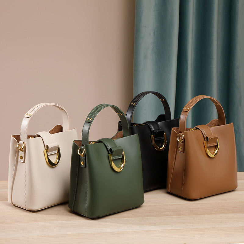 Strictly selected women's bucket bag popular new trendy spring and summer fashion versatile large-capacity commuting portable shoulder messenger bag women