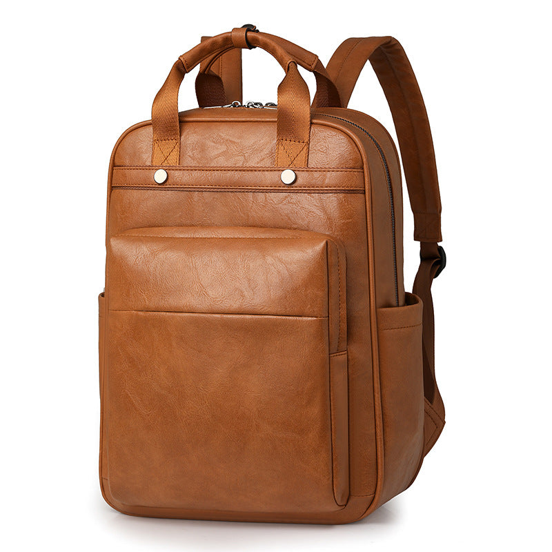 2025 2025 Popular trade new women's bag fashionable PU backpack multi-functional backpack large capacity commuter backpack mommy backpack
