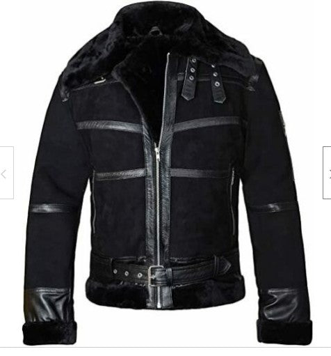 2025 New independent station autumn and winter suede rabbit fur fur integrated belt buckle leather strip decoration 6538