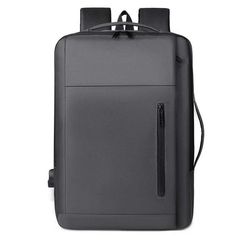 2025 Cross-border wholesale men's backpack, high-end business commuter laptop bag, new large-capacity fashion double back
