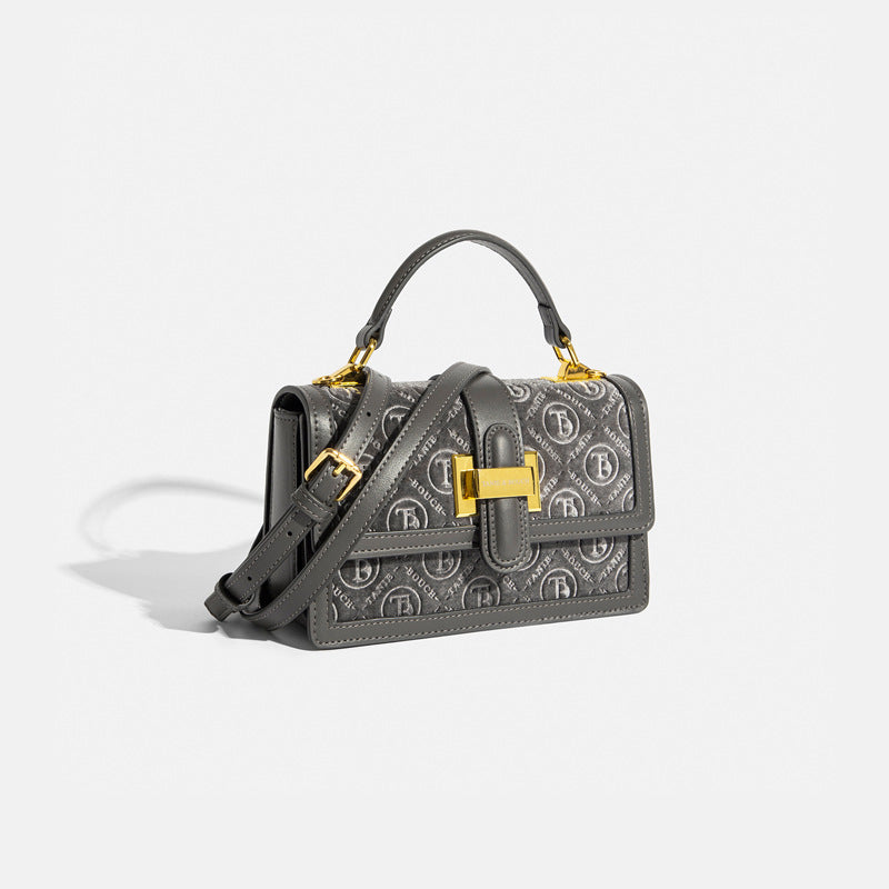 2025 popular autumn and winter new velvet bag women's portable small square bag niche high-end sense versatile single shoulder messenger bag women
