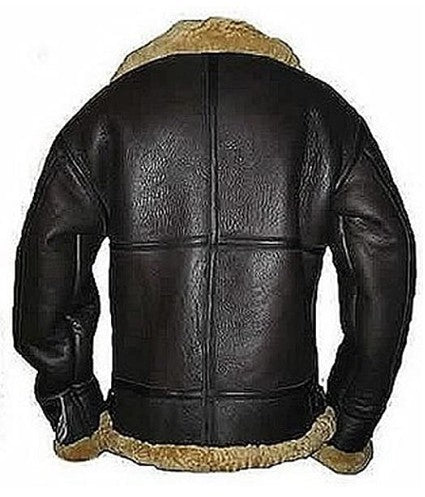 2025 Wish independent station men's faux fur pu fur integrated flight jacket long sleeve coat coat