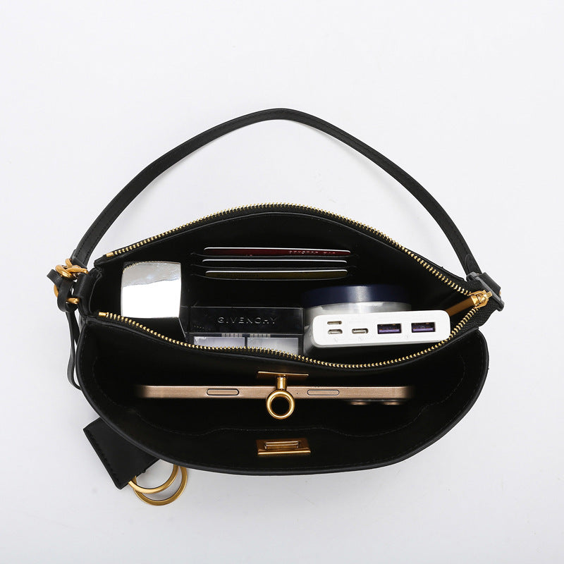 2025 body bag New fashion light luxury women's bag high-end sense versatile underarm bag women's new casual commuter shoulder bag